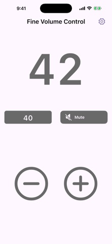 Fine Volume Control Screenshot 1 of 5