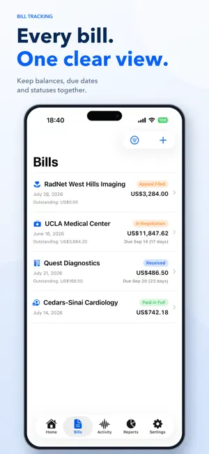 BillGuard Medical Bill Tracker screenshot 4