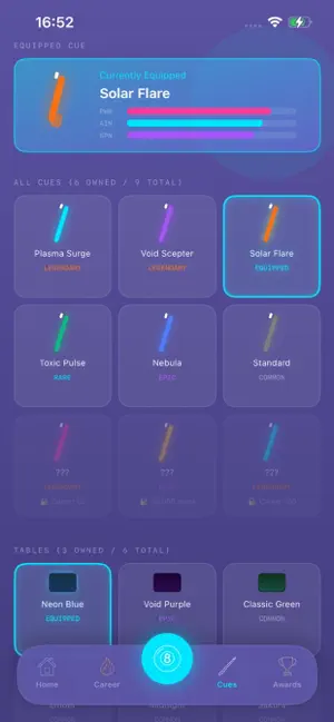 8 Ball Blaze: Neon Cue iPhone screenshot 3