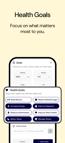 Clear Nutrition iPhone screenshot