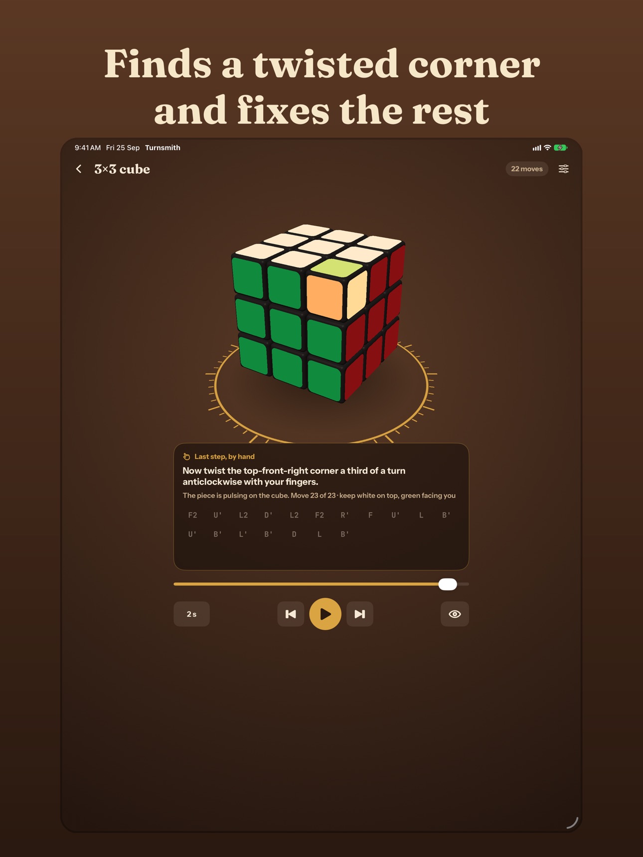 Screenshot 9 of Turnsmith: Cube Solver & Timer