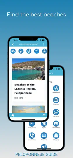 Screenshot von Peloponnese Guide auf dem iPhone 2