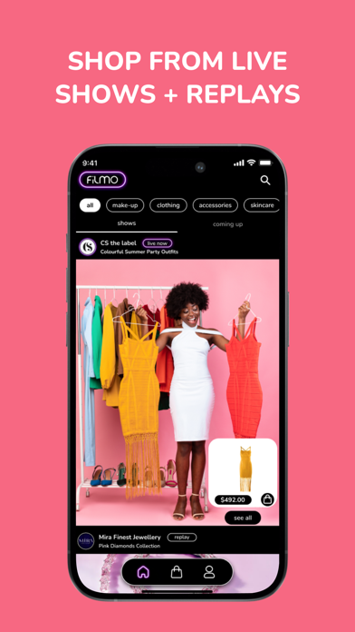Filmo - Watch and Shop Live Screenshot