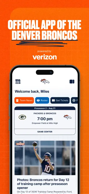 Denver Broncos screenshot 1 of 7