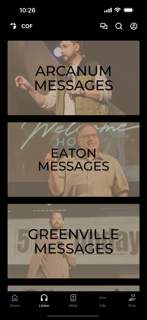 Community of Faith Churches screenshot 2
