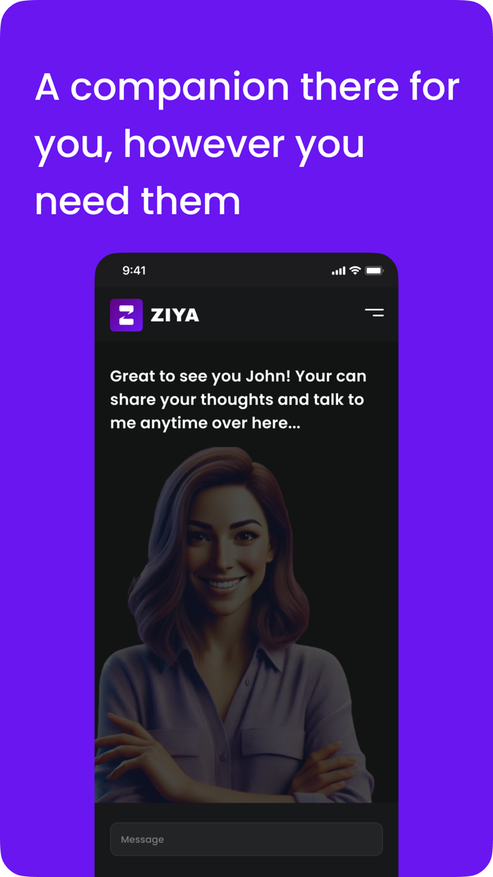 Ziya - AI Friend and Partner