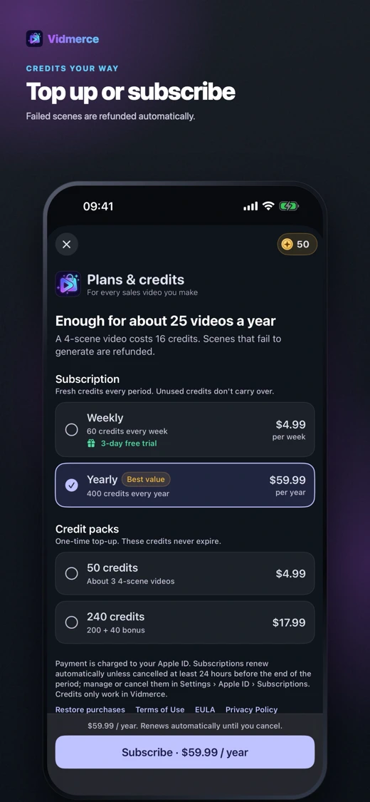 Vidmerce AI: Product Video Ads screenshot 9