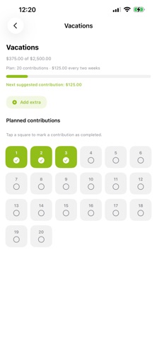 GoalSave Planner screenshot