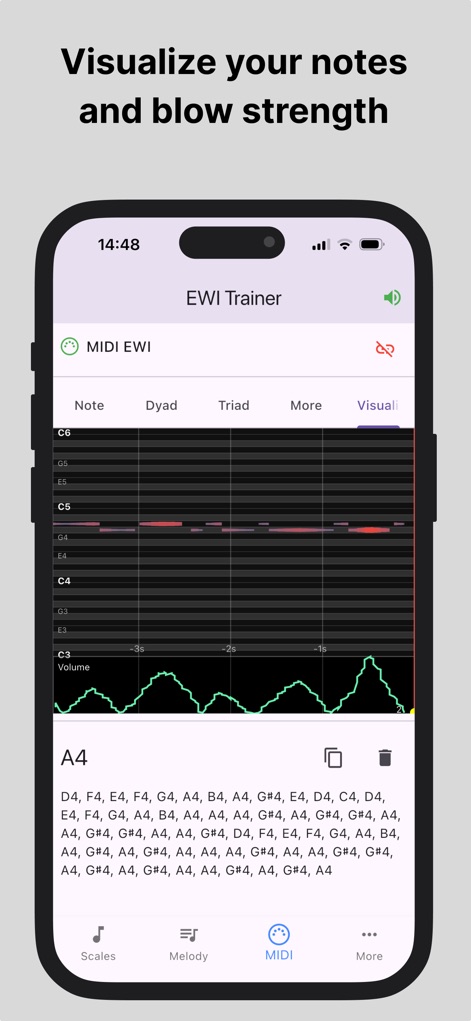 EWI Trainer - Music App | MWM