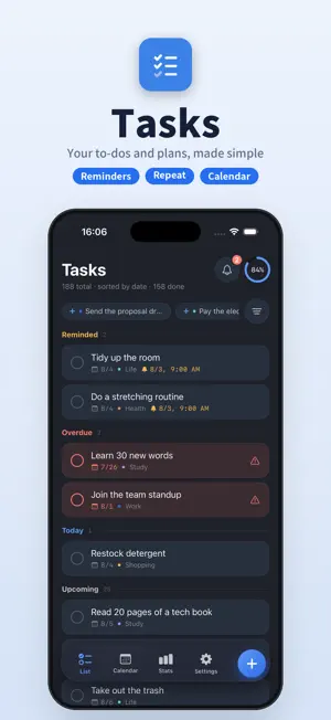 Tasks: To-Do List & Reminders screenshot 1