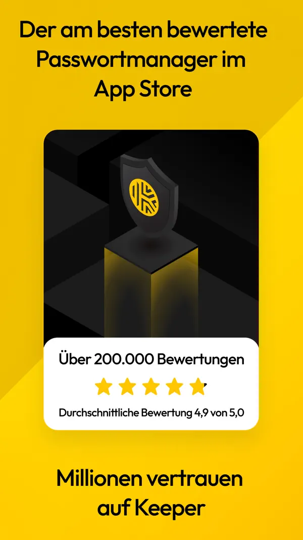 Keeper Passwort-Manager Screenshot 1
