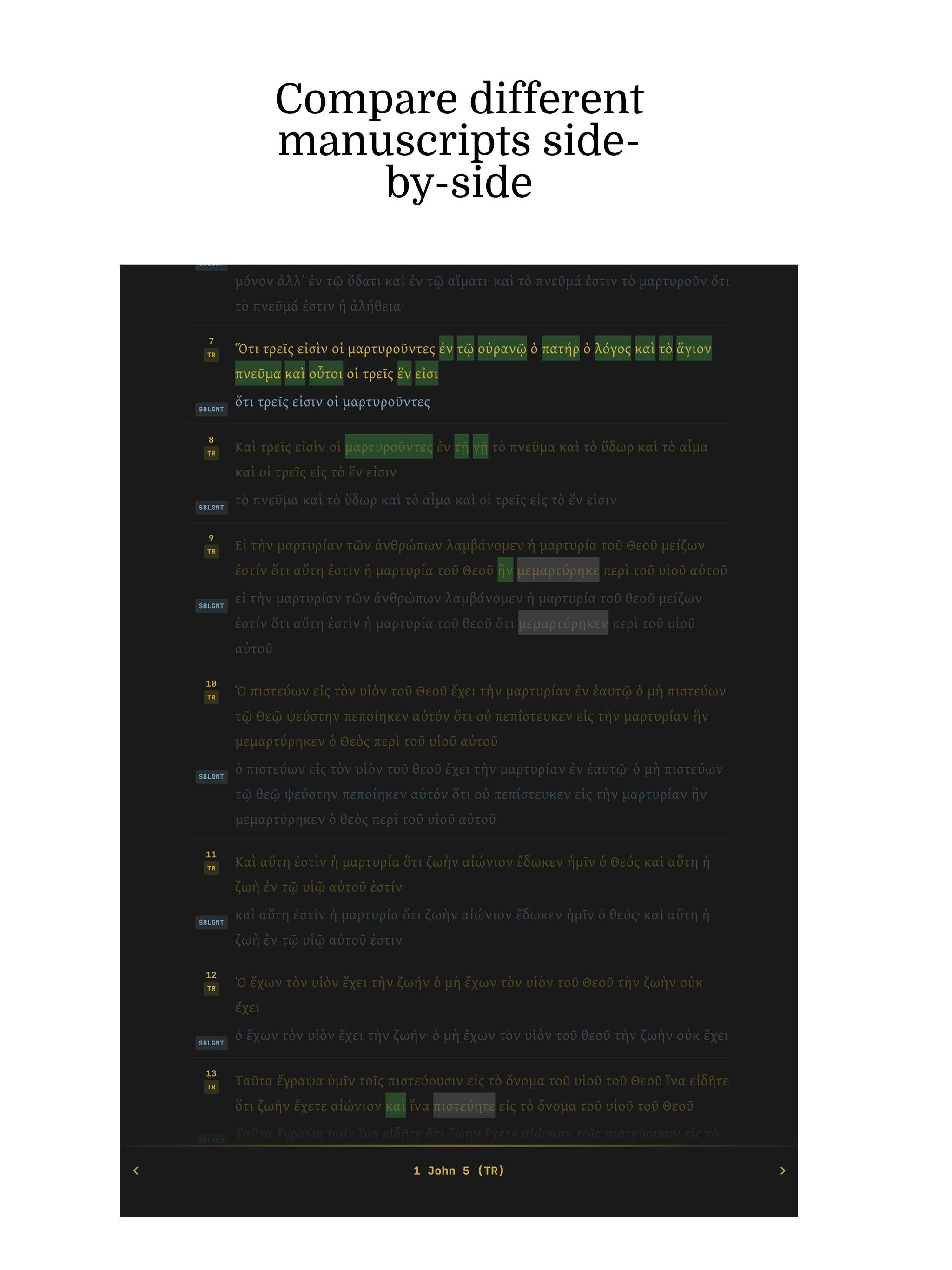 Koine: FlashCard & BibleReader screenshot 10