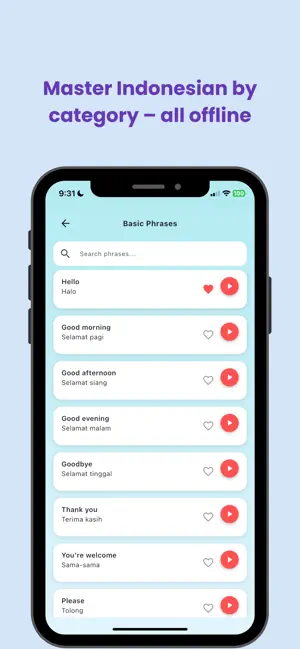 Indonesia Travel Phrasebook screenshot 2