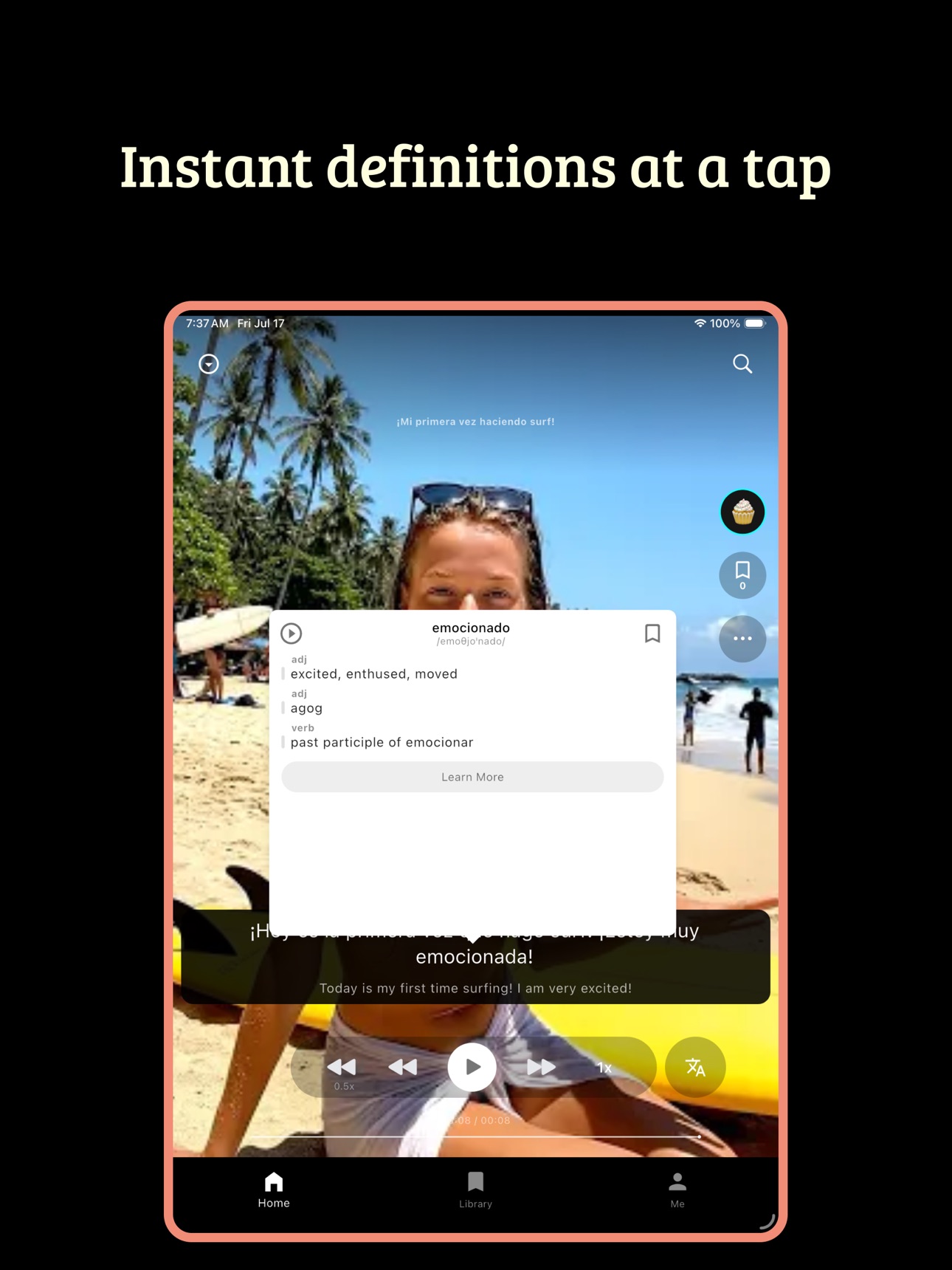 Screenshot 10 of sssurf-Learn Language on Video