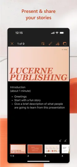 Microsoft PowerPoint iPhone Screenshot 3