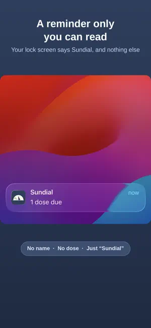 Medicine Tracker: Sundial screenshot 1