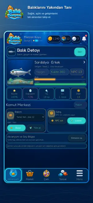 Balık Dünyam screenshot 2
