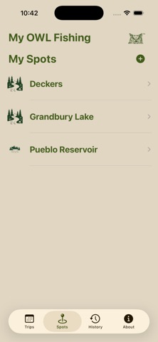 My OWL Fishing iPhone screenshot