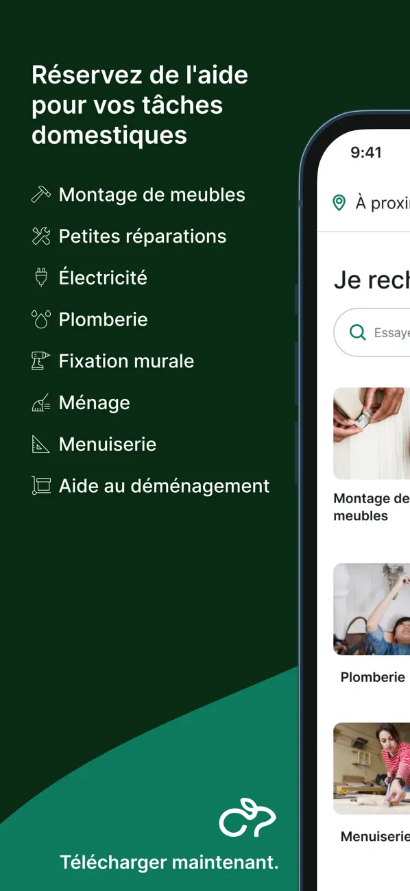 Screenshot #1 pour Taskrabbit - Bricolage et plus