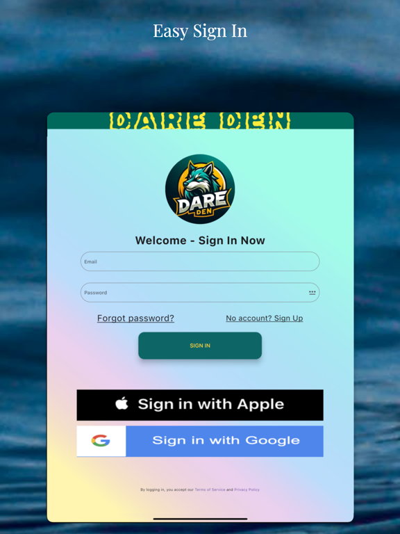 DareDen iPad screenshot 8 - Social Networking app