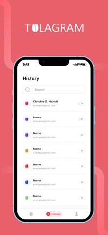 Tulagram screenshot