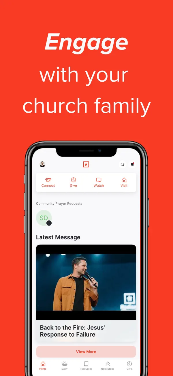 Screenshot #1 pour The Radiant Church App