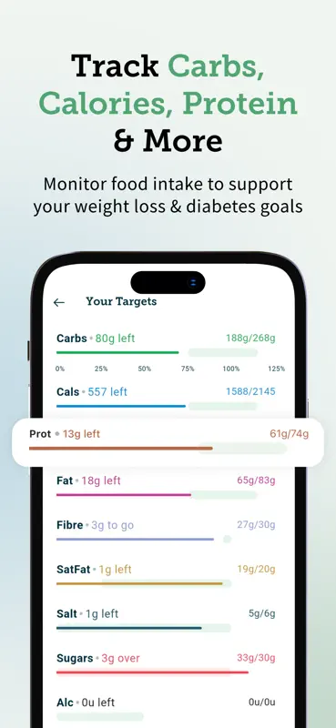 Carbs & Cals: Diet & Diabetes screenshot 9 of 10