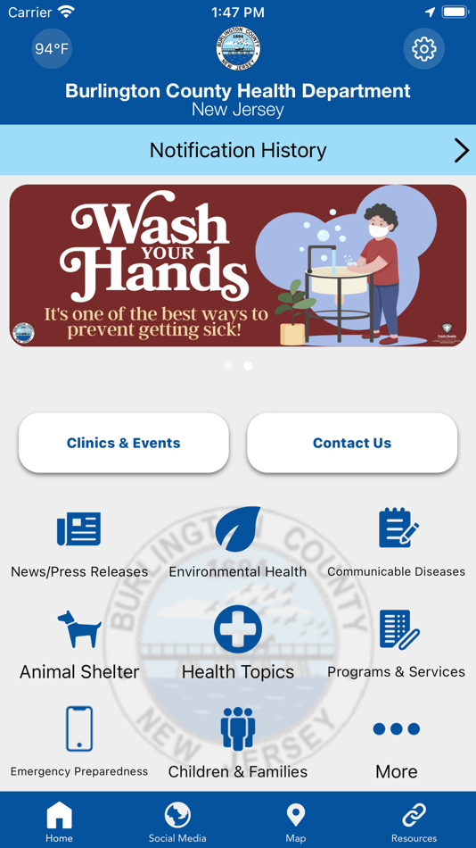 #1. Burlington County Health (iOS) 来自: COUNTY OF BURLINGTON