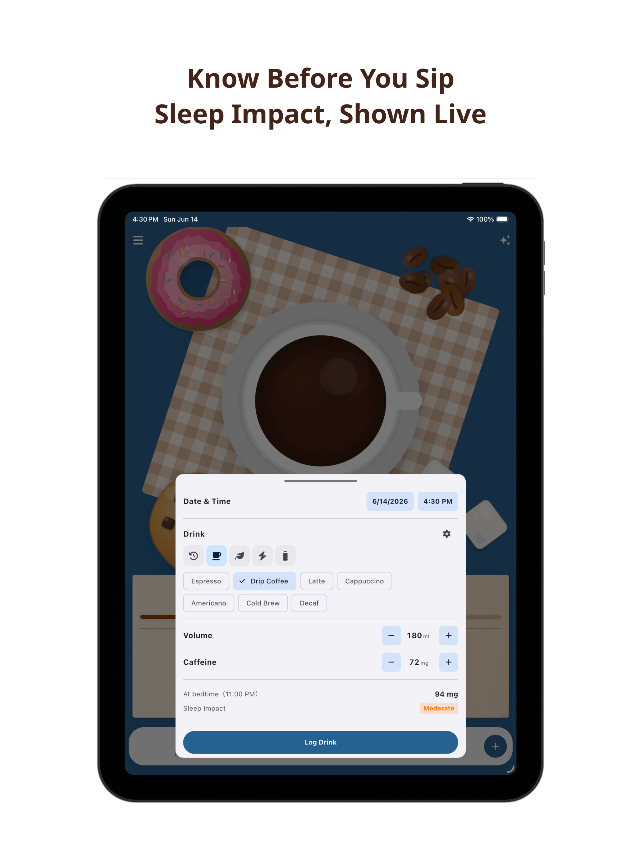 CaffLog - Caffeine Tracker