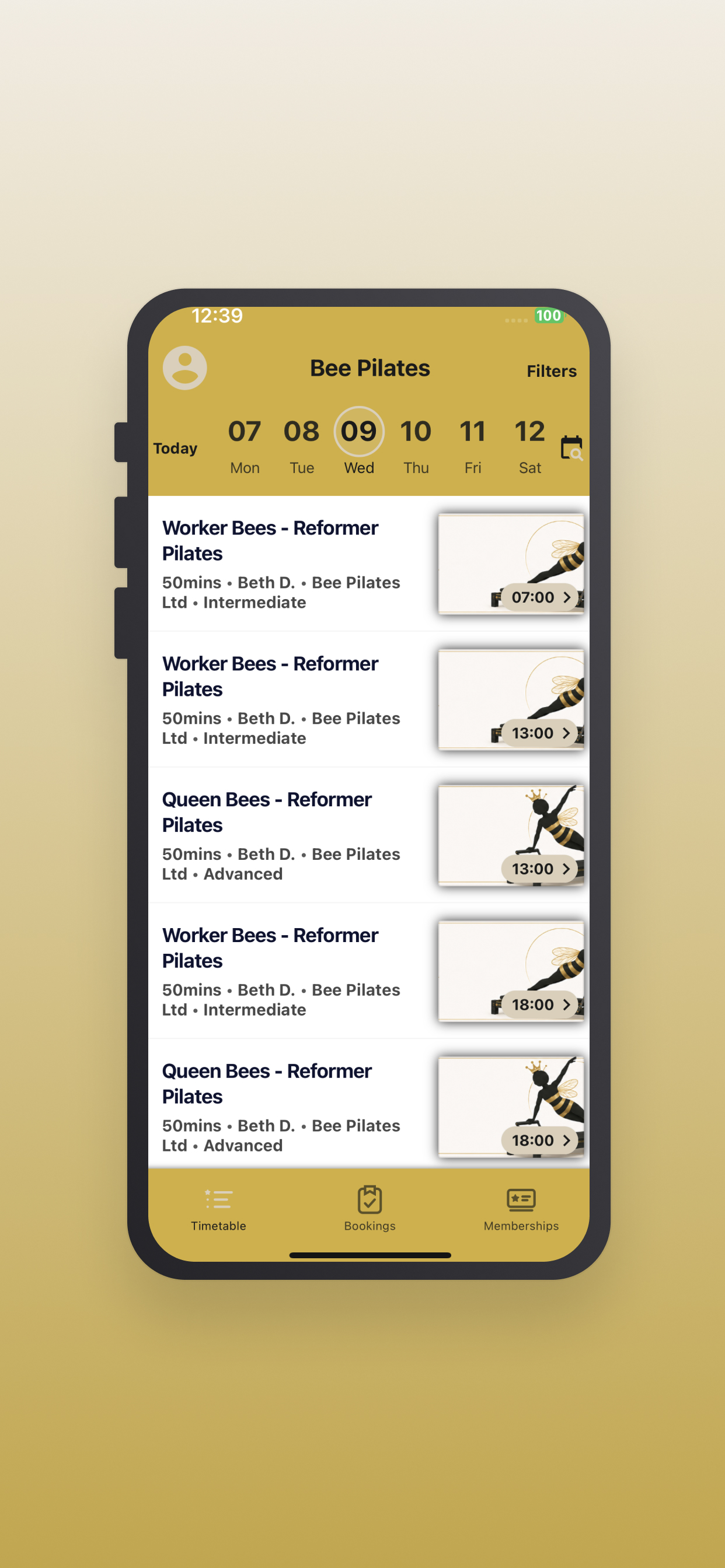 Bee Pilates screenshot 2