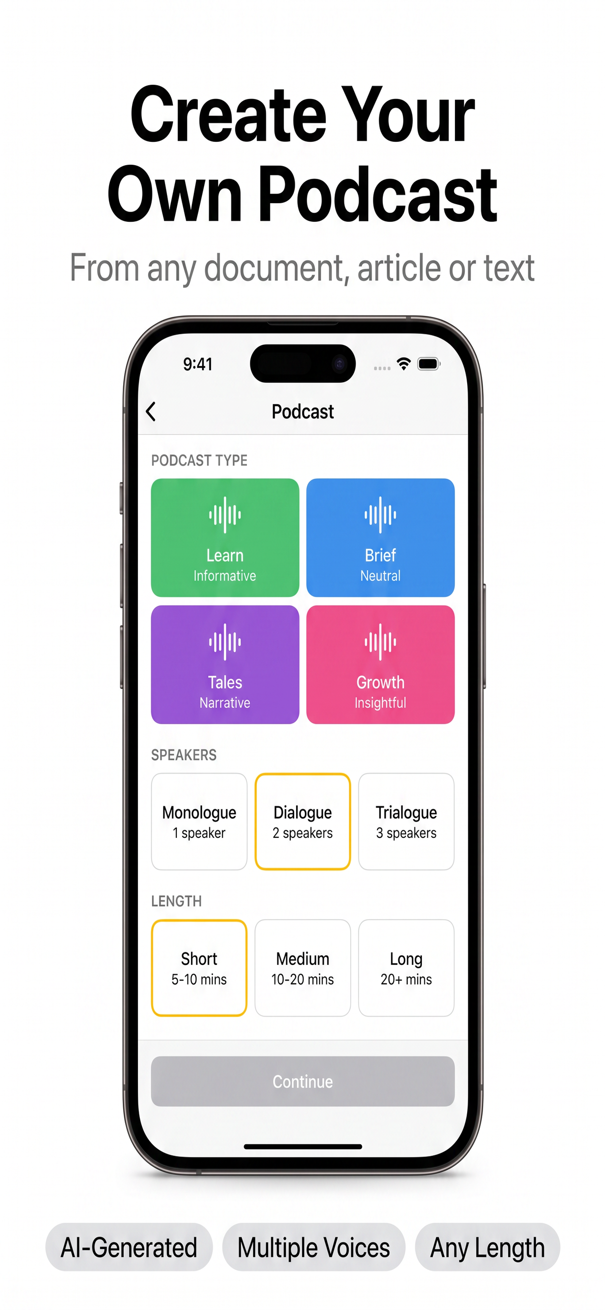 Orator AI: Text to Speech screenshot 3