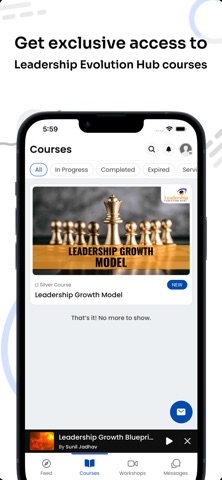Leadership Evolution Hub screenshot