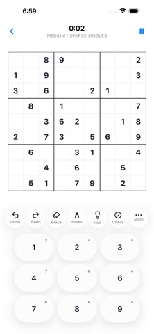 Bubu Sudoku screenshot 1