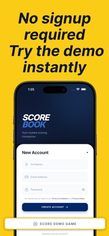 ScoreBook Baseball Scoring App Screenshot 1 of 10