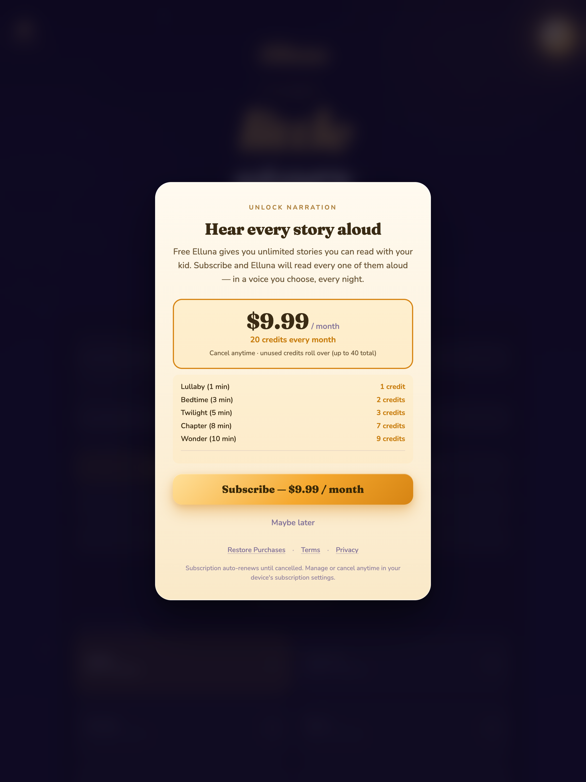 Elluna: Bedtime Stories screenshot 8