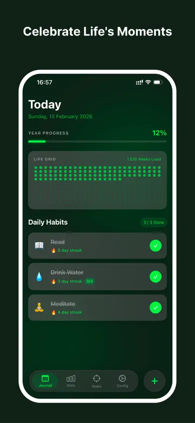 DailyDot - Life Calendar App Store screenshot 3