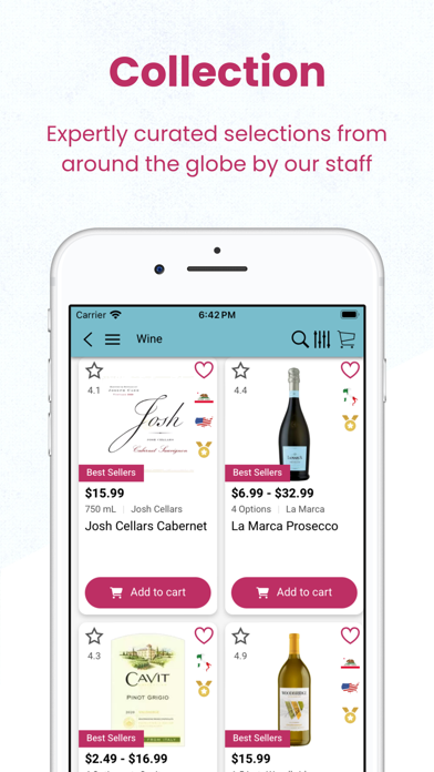 WINES ON MAIN Screenshot 3 - AppWisp.com WINES ON MAIN Screenshot 3 - AppWisp.com