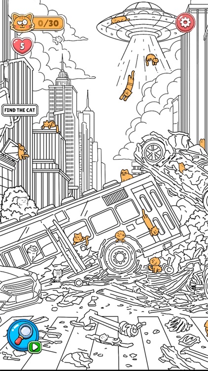 Find The Cat - Hidden Objects