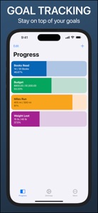 Progress - Goal Tracker screenshot #1 for iPhone