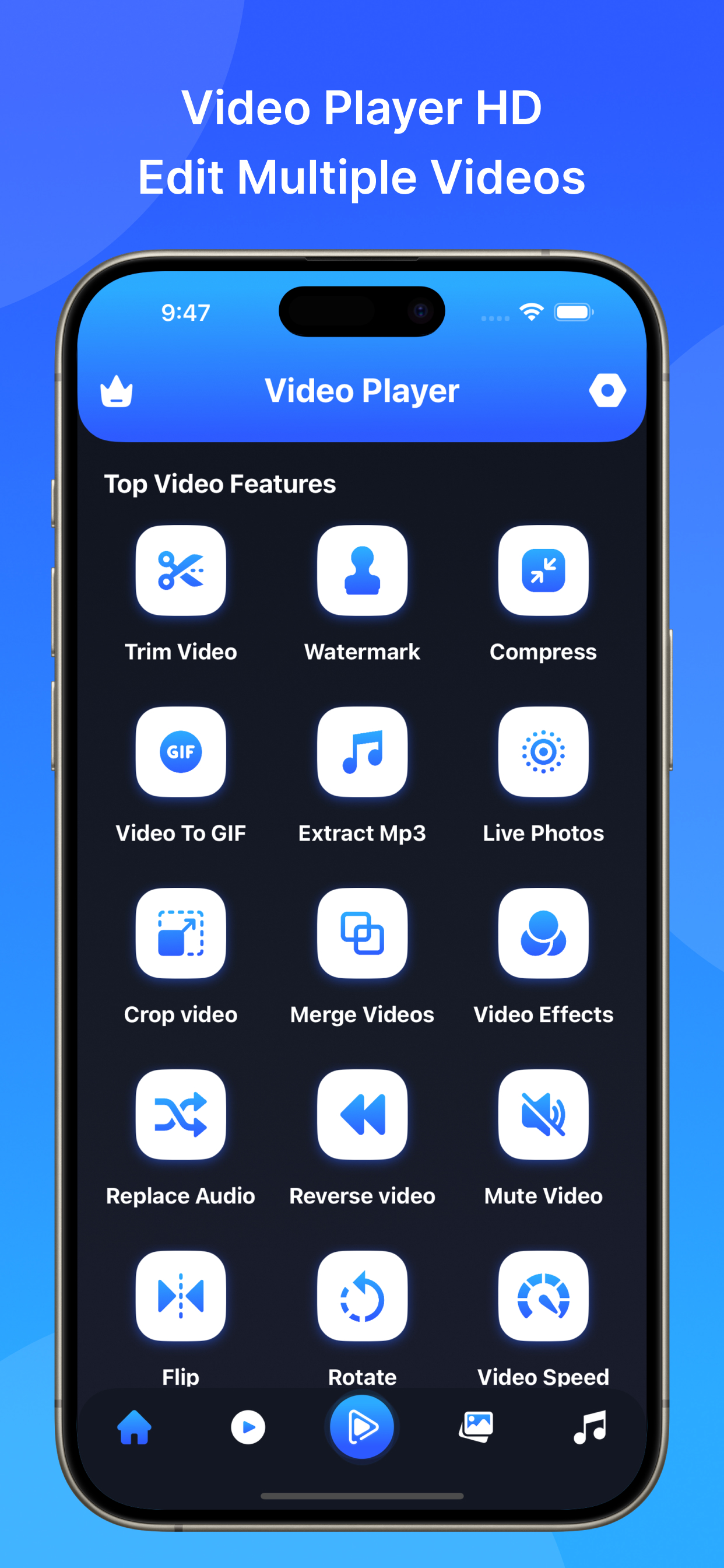 Video Player HD - Video Editor