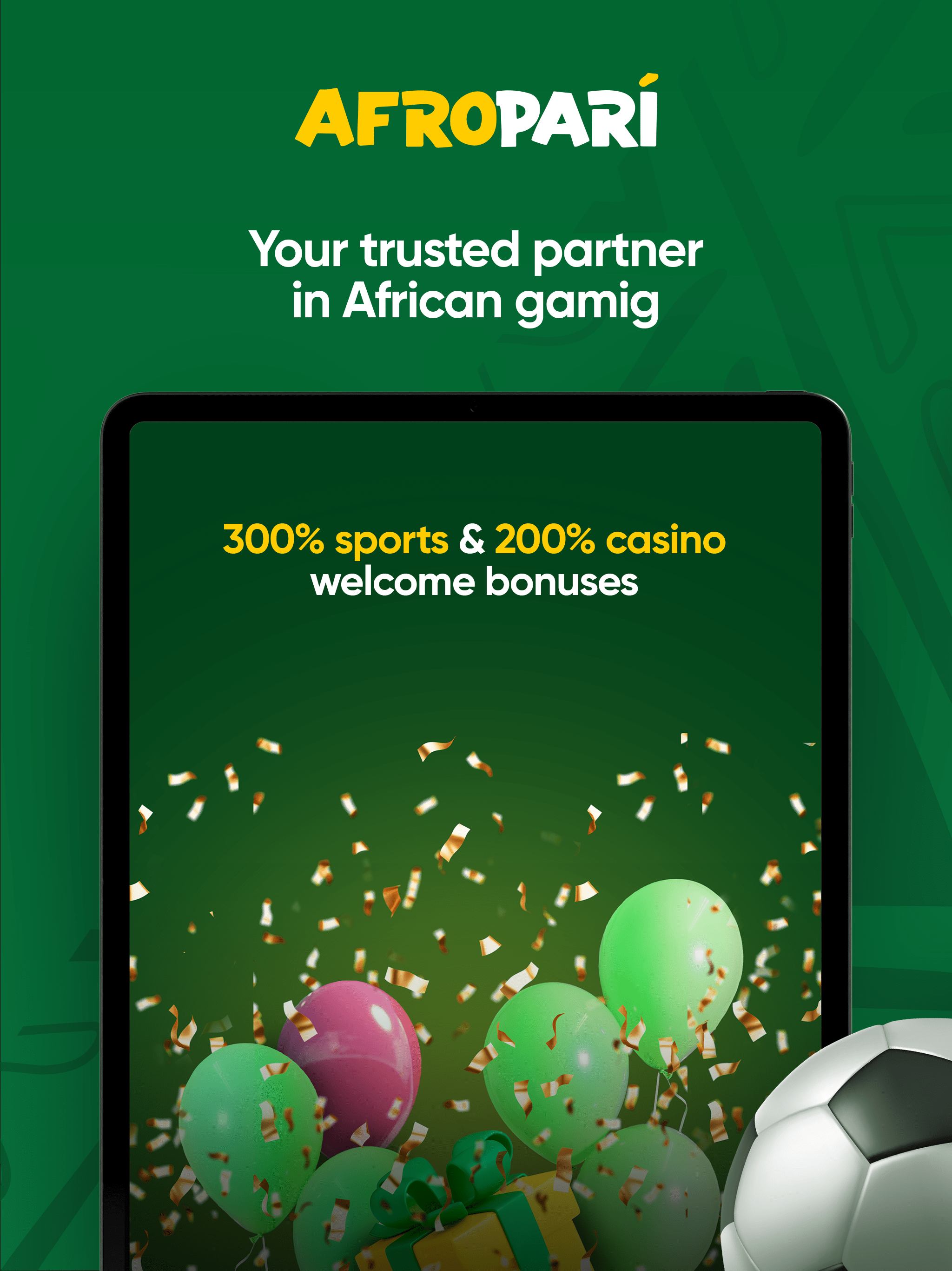 Afropari: Bet, Play & Win