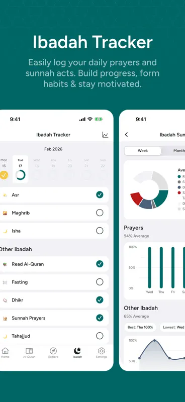 Huda: Prayer Times & Al-Quran screenshot 5 of 7