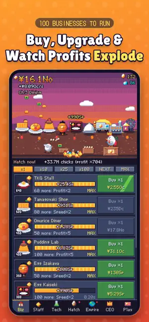 Egg Revolution: Idle Tycoon screenshot 1