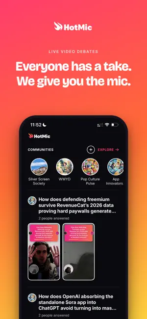 HotMic — Live Conversation screenshot 1