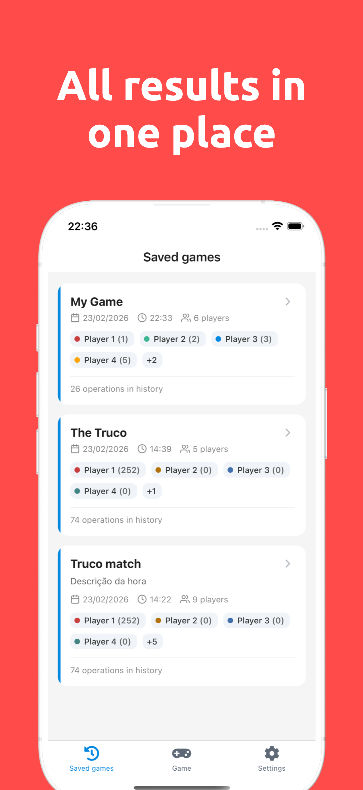 Scorekeeper - Scoreky