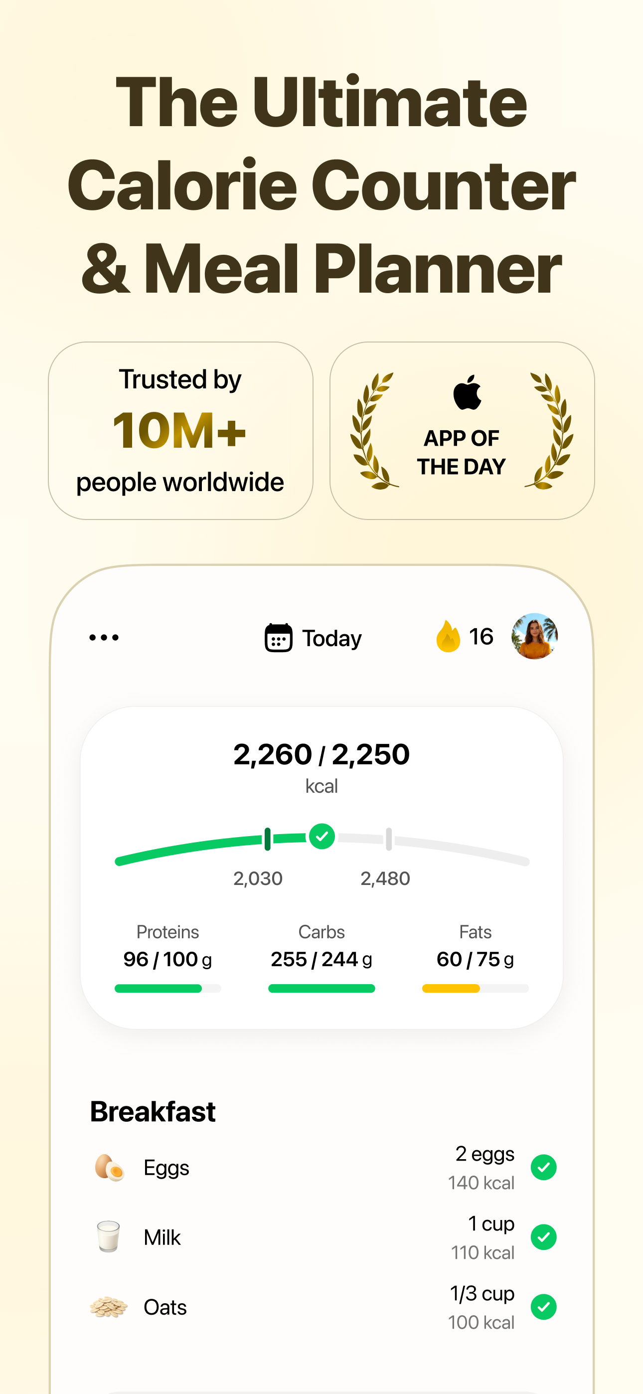 Fitia: Calorie Counter & Diet