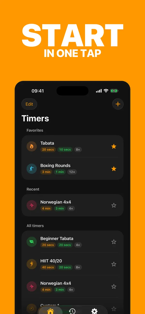 Screenshot #3 pour Tabata Timer: HIIT Intervals
