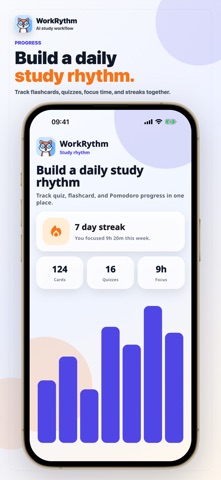 WorkRythm: AI Study Cards Screenshot 5 of 5