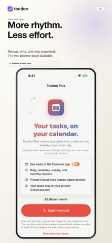 toodoo: Today & Tomorrow Screenshot 5 of 5