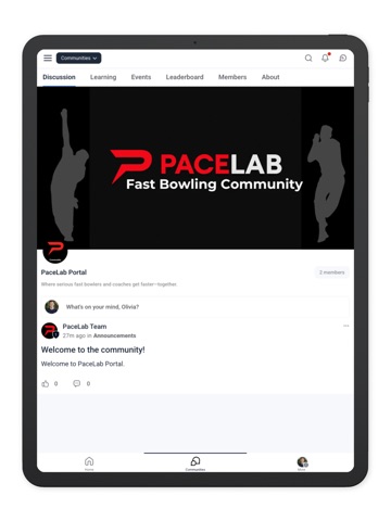 PaceLab Portal iPad screenshot